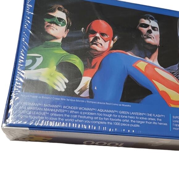 DC Justice League 1000 Jigsaw Puzzle - Picture 8 of 9